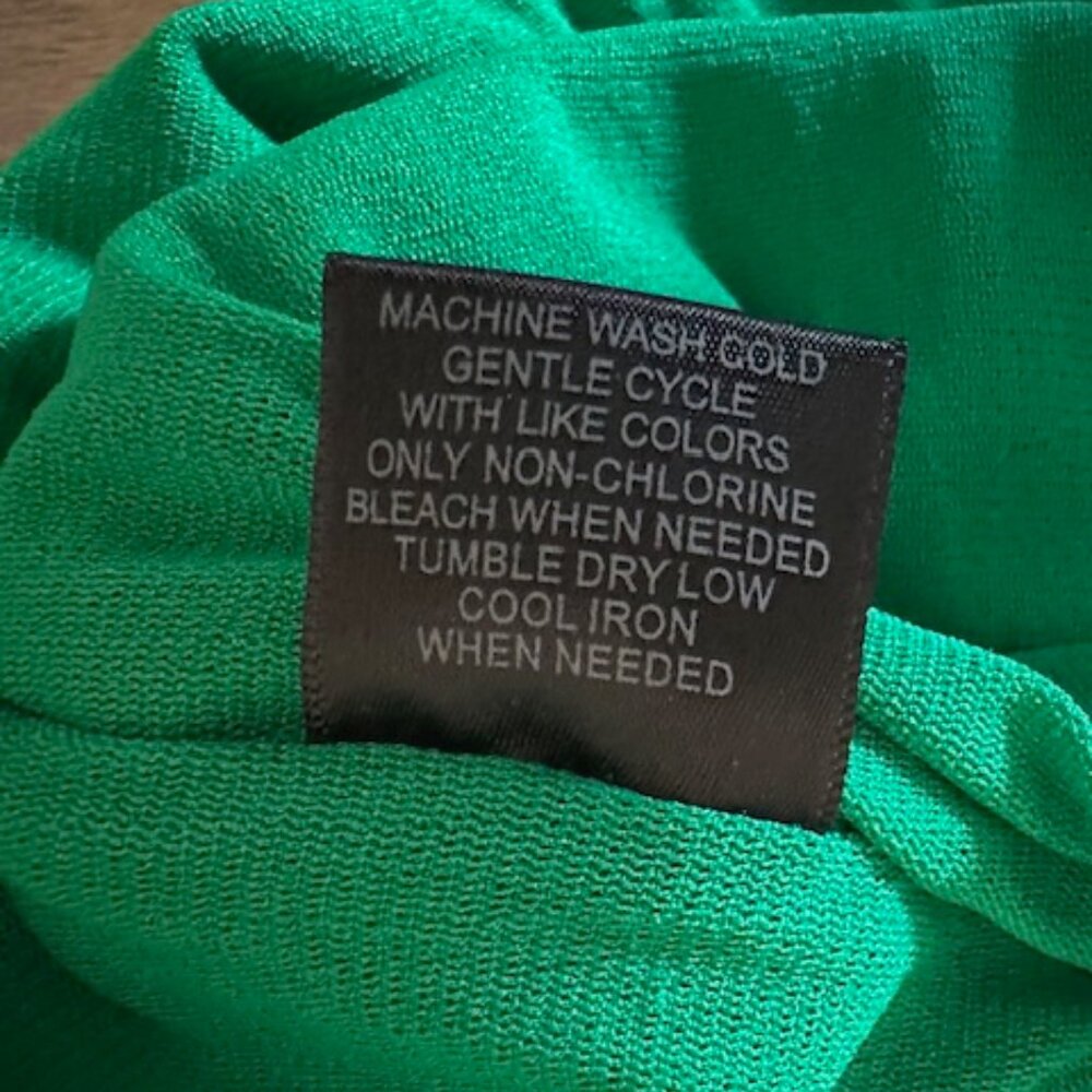 INC Elegant Green One-Shoulder Body-Con Dress 8549 NWT Boutique - Picture 10 of 10